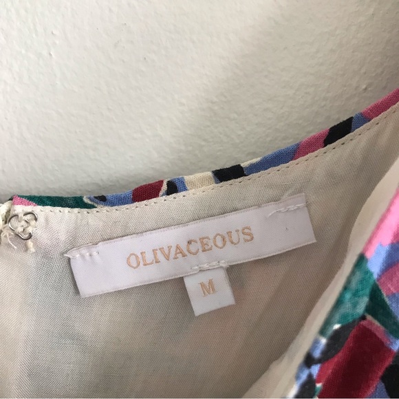 OLIVACEOUS PUFF SLEEVE OFF SHOULDER RUCHED MINI FLORAL DRESS - Picture 3 of 7